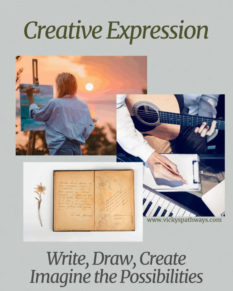 Creative Expression: Write, Draw, Create. Imagine the Possibilities